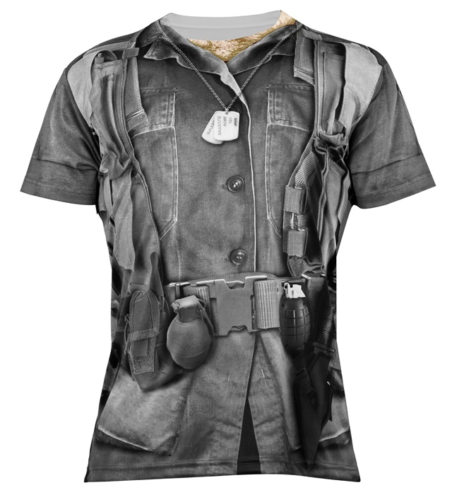 Costum Soldat Tricou Imprimeu 3D