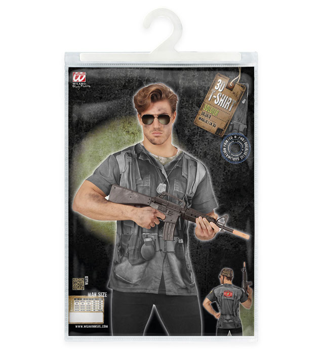 Costum Soldat Tricou Imprimeu 3D