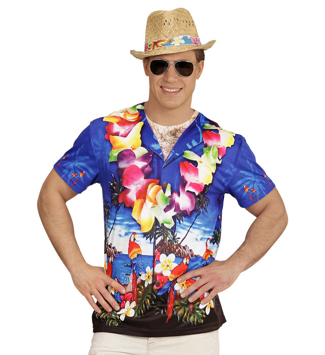 Tricou Hawaii Imprimeu 3D