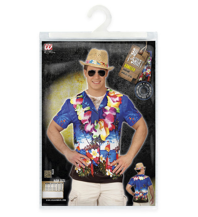 Tricou Hawaii Imprimeu 3D
