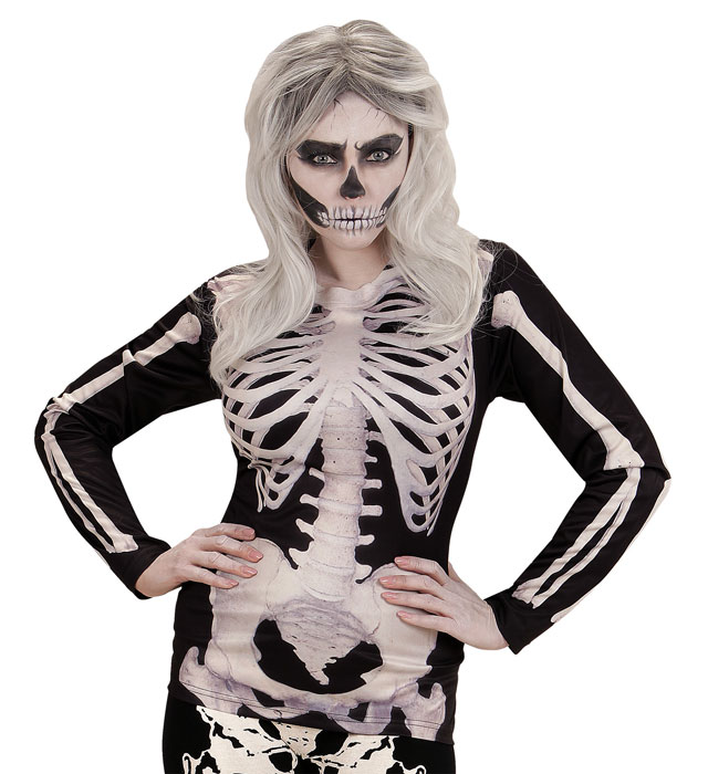 Tricou Schelet Printat