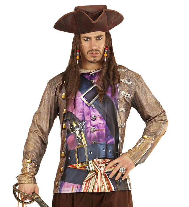 Costum Pirat Tricou Imprimeu 3D