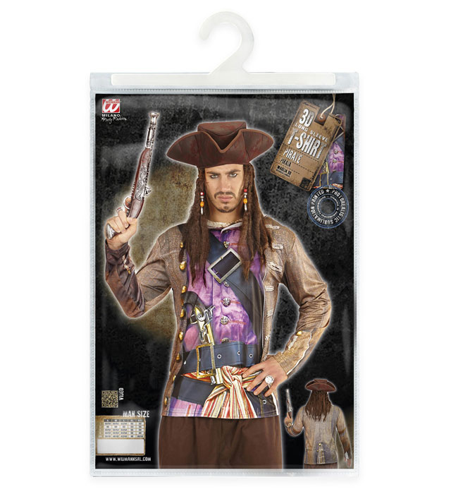 Costum Pirat Tricou Imprimeu 3D