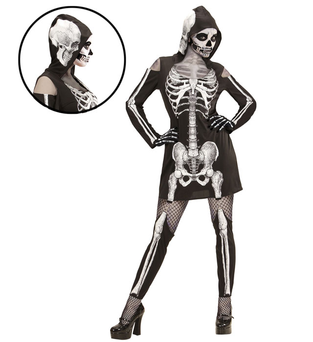 Costum Schelet X-Ray