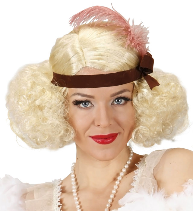 Peruca Anii 20 Blonda