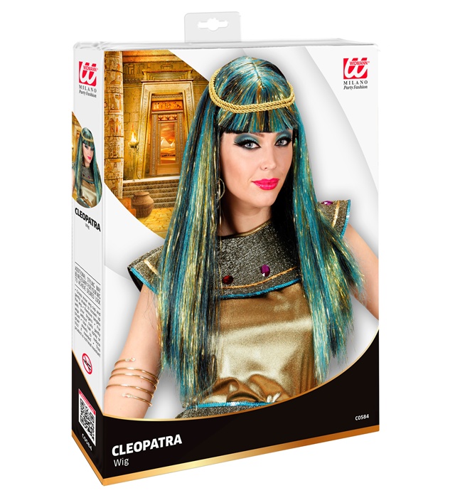 Peruca Cleopatra Colorata