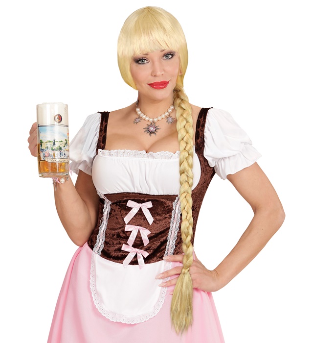 Peruca Bavareza Blonda Party