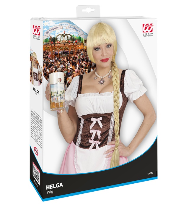 Peruca Bavareza Blonda Party