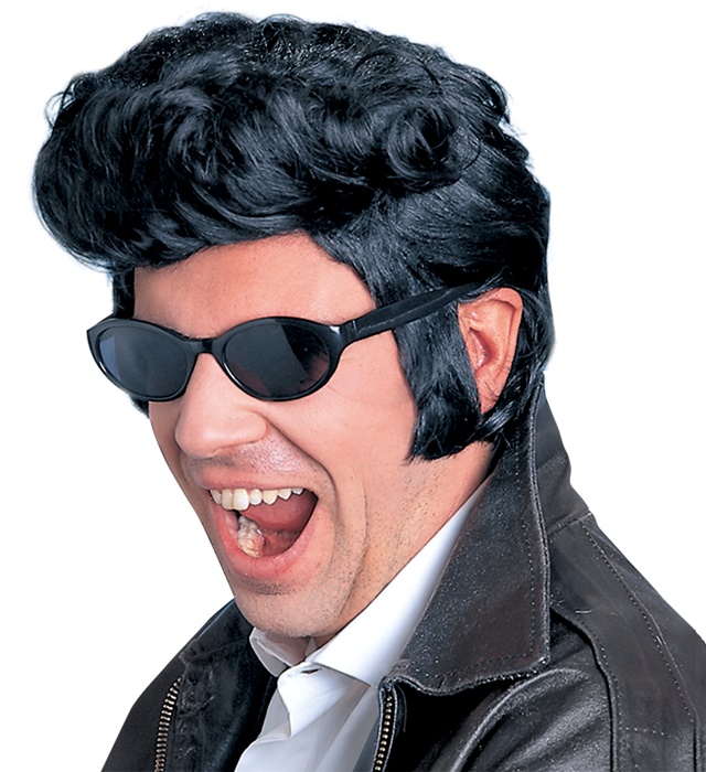 Peruca Elvis Neagra