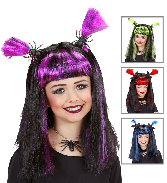 Peruca Copil Halloween Colorata
