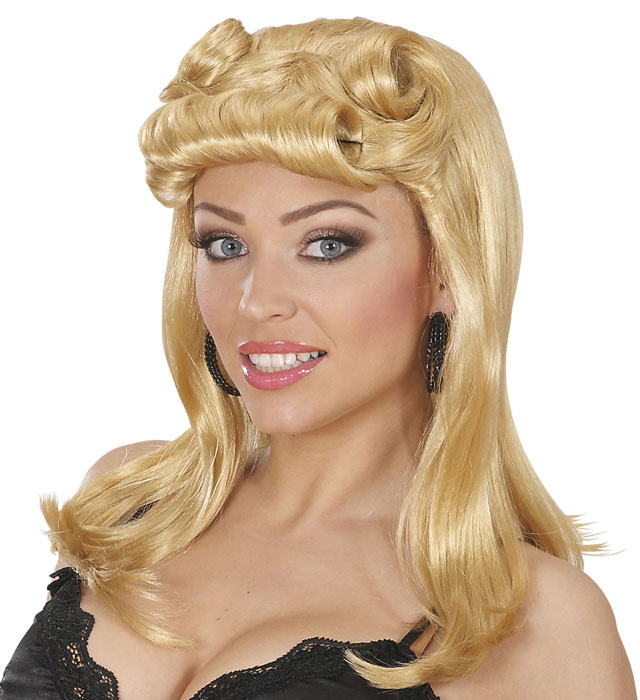 Peruca Pin Up Blonda