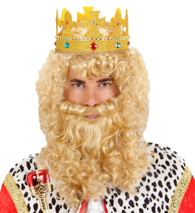 Peruca Rege Blond