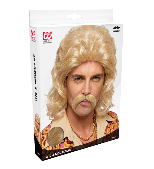 Peruca Anii 70 Blonda