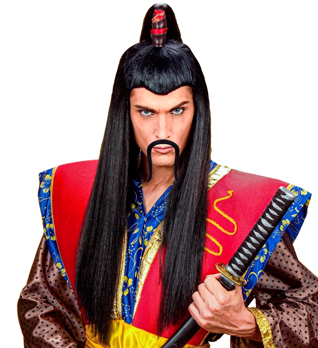 Peruca Samurai Lunga