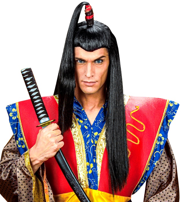 Peruca Samurai Lunga