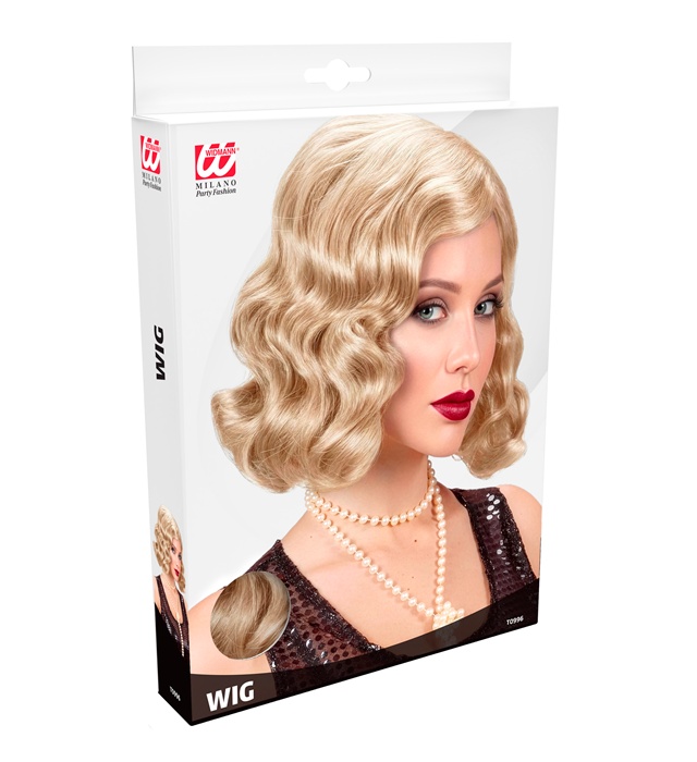 Peruca Anii 20 Blonda