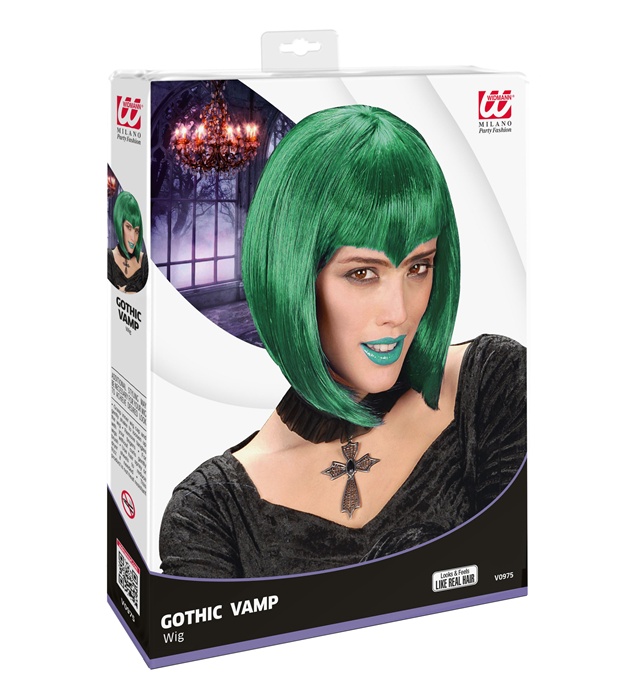 Peruca Gotica Verde
